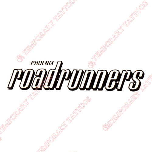 Phoenix Roadrunners Customize Temporary Tattoos Stickers NO.7142